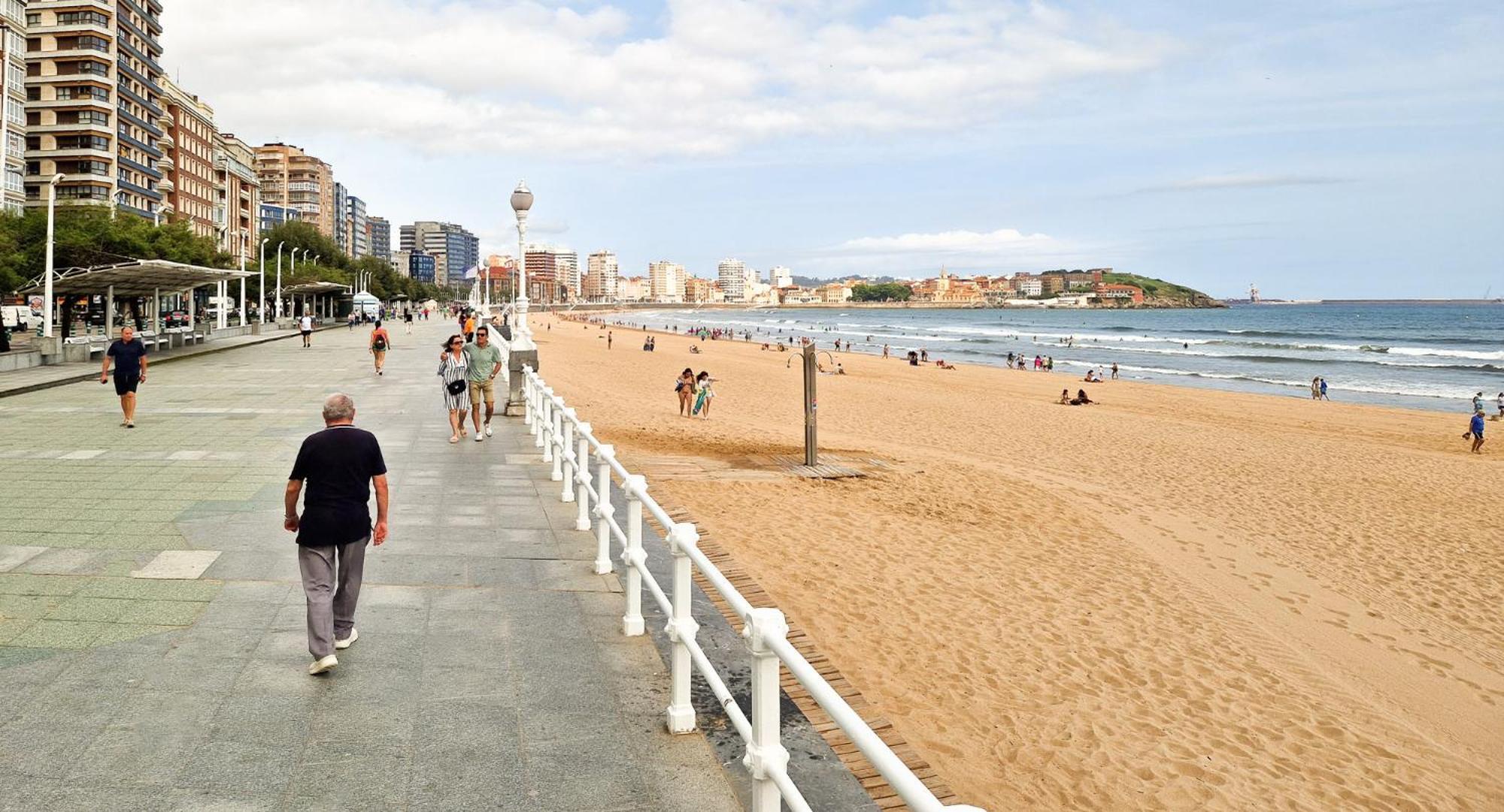 Espacio Moderno En Gijon Playa Luaran gambar
